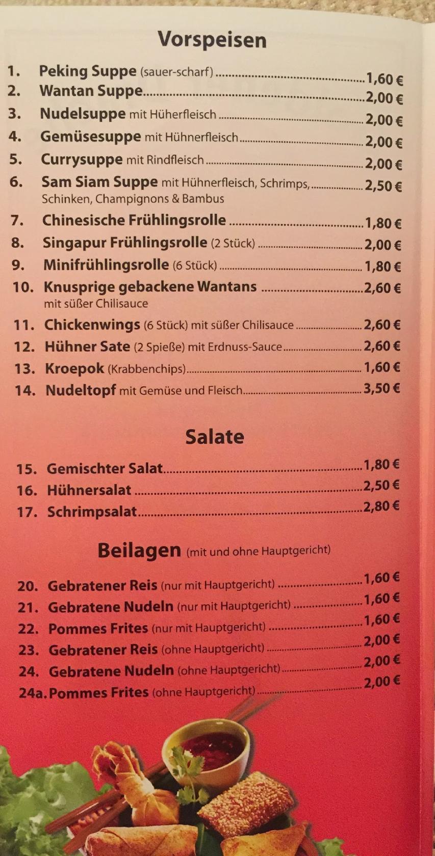 Speisekarte von Goldener Drache restaurant, Rheda-Wiedenbrück, Hellweg 11