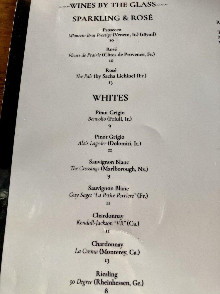 Menu at Berkeley Cut Steakhouse, Seaside Park