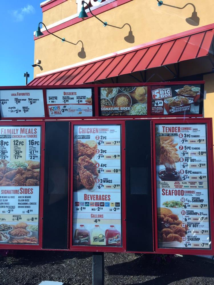 Menu at Popeyes Louisiana Kitchen fast food, Vancouver, NE Vancouver ...