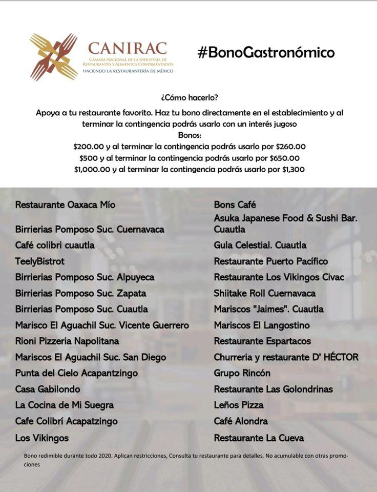Carta de Cafe Punta del Cielo, Cuernavaca, Blvd. Gustavo Díaz Ordaz 50