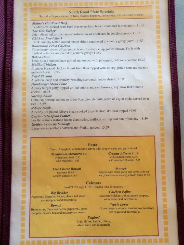 Menu at Tree House Restaurant, Nikiski