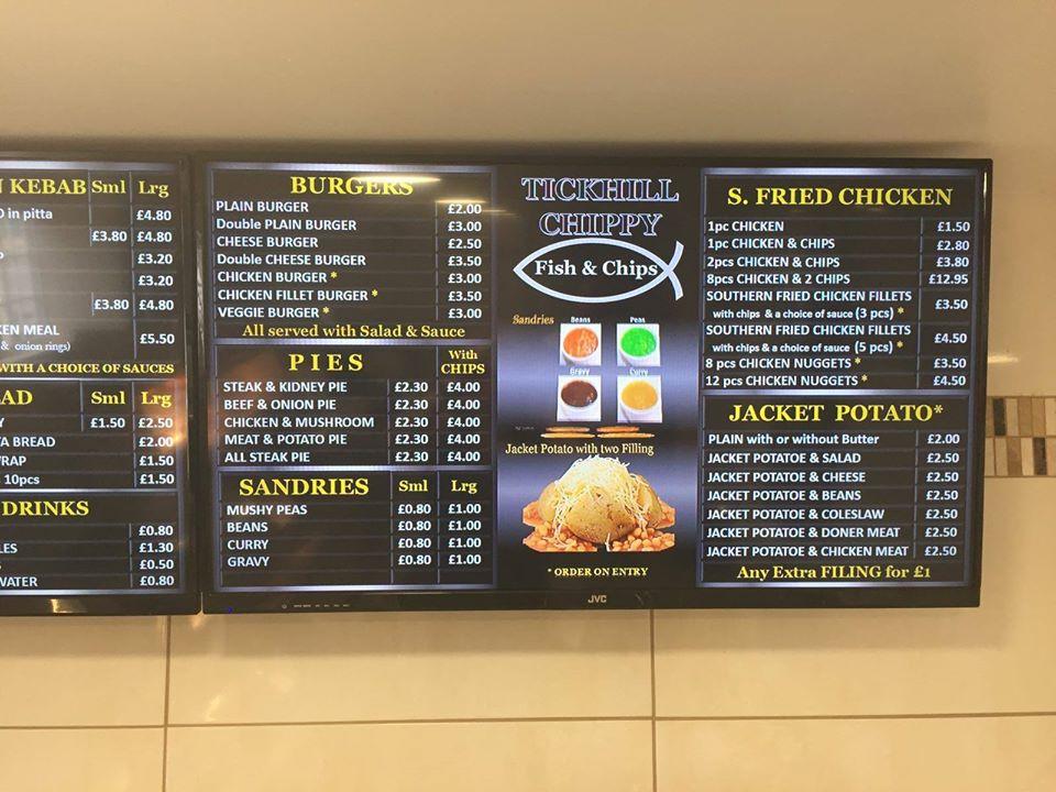 Menu at Cafe 32 Tickhill, Doncaster