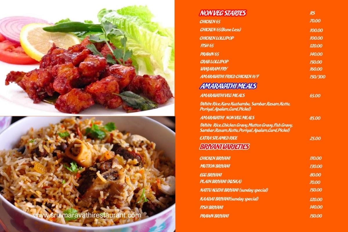 Menu at Saffron Restaurant, Vellore