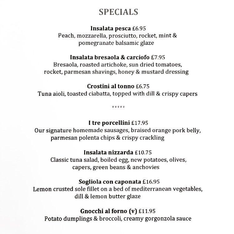 Menu at Turturici, Davenham pub & bar, Northwich