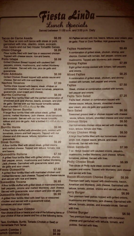 menu-at-fiesta-linda-mexican-restaurant-monroe-us-165-10