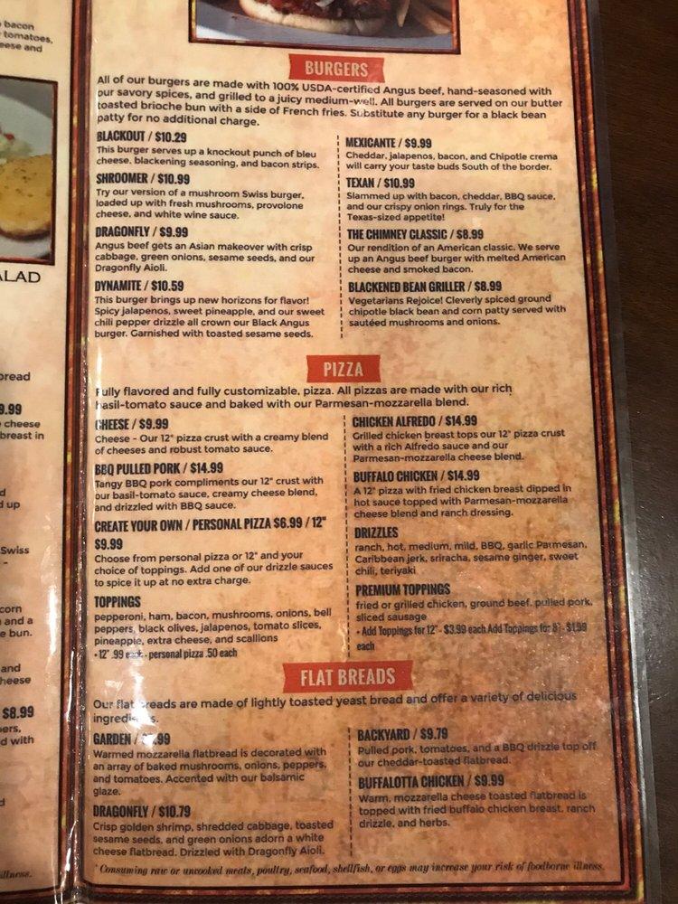 Menu at Copper Chimney Grill and Bar, Palm Bay