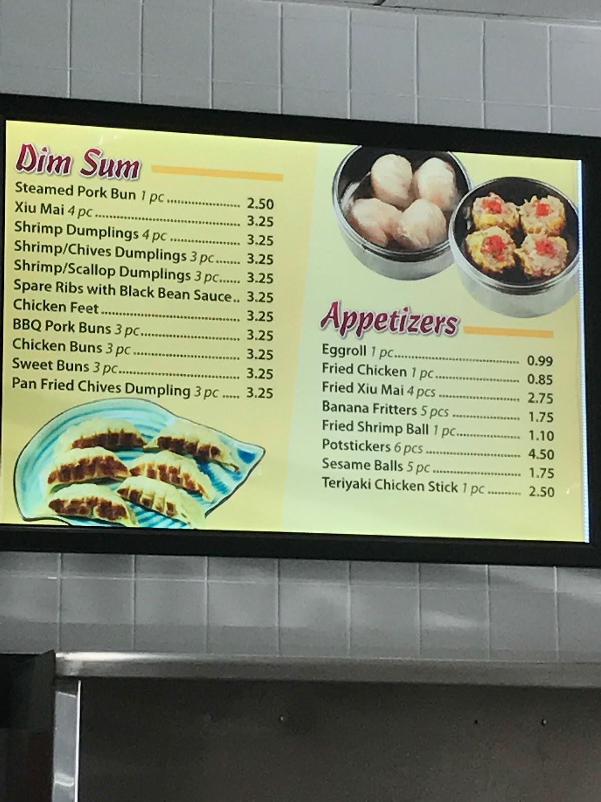 Menu at King Egg Roll restaurant, San Jose, 980 Lundy Ave