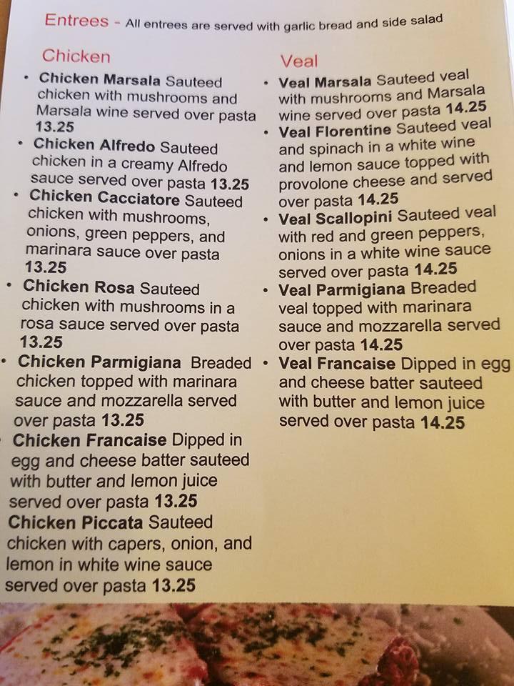 Menu at Lily's Pizza & Pasta pizzeria, Coatesville, E Lincoln Hwy