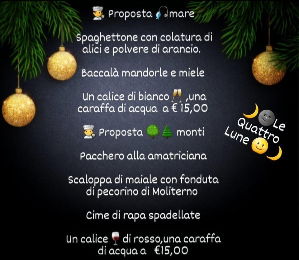 Menu at Corte Le Quattro Lune Restaurant & Pizza, Villa D'agri