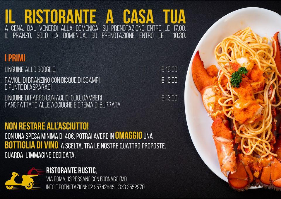 Menu At Ristorante - Rustic, Pessano Con Bornago