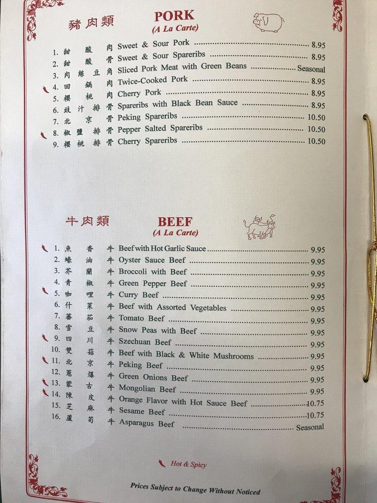Menu at Far East Chinese Restaurant, Angels Camp, 51 N Main St F