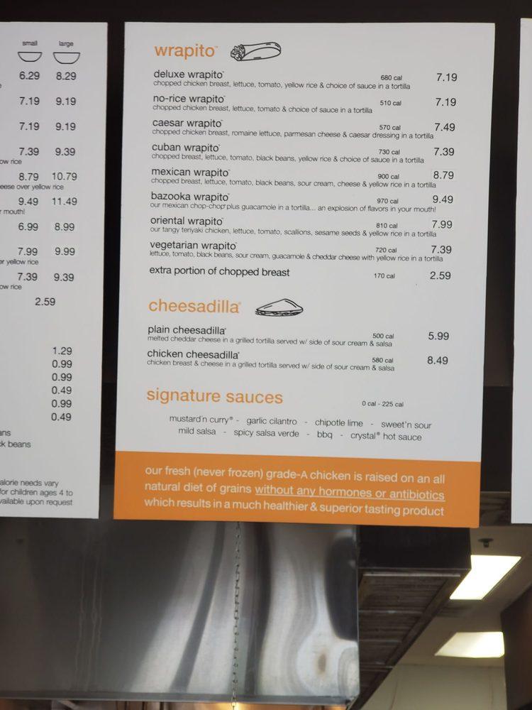 Menu at Chicken Kitchen fast food, Pembroke Pines, N Flamingo Rd