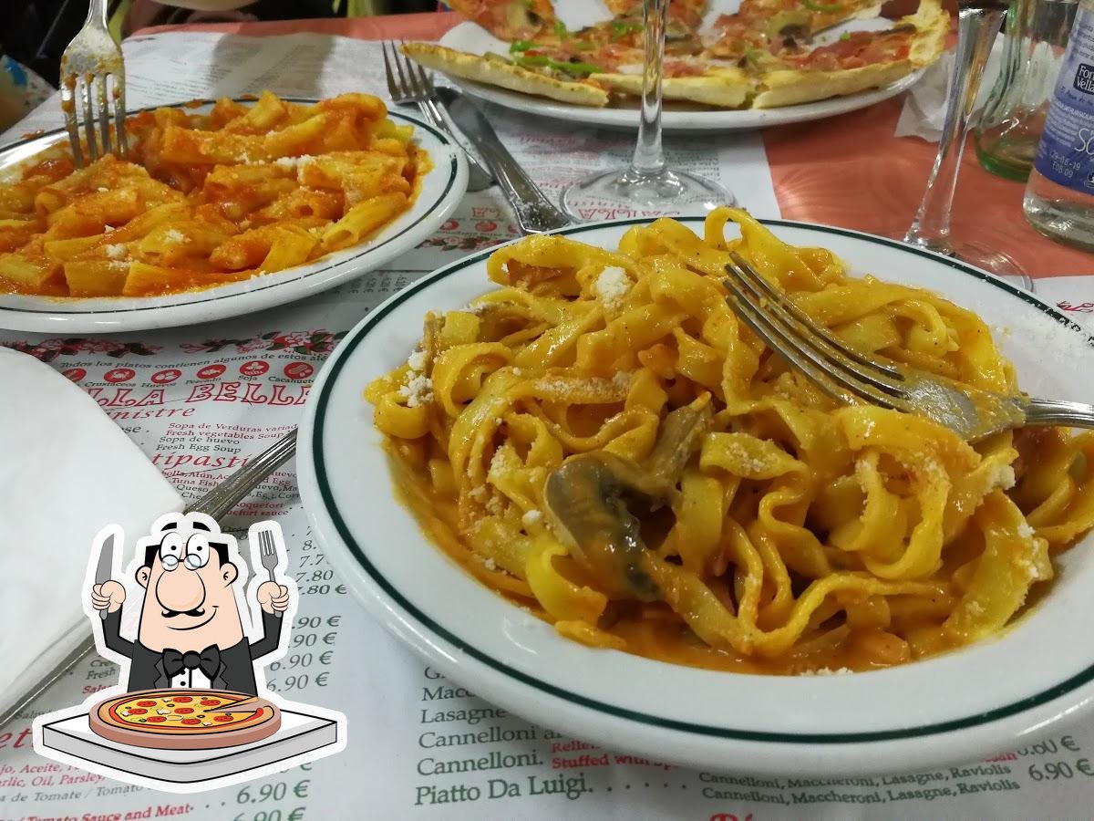 Seafood pasta and Pollo Milanese - Picture of Pizzeria Papa Luigi,  Fuengirola - Tripadvisor