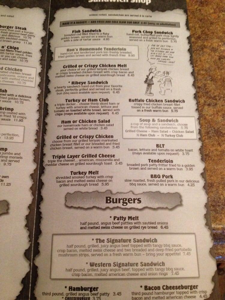 Menu at Busy Corner restaurant, Goodfield