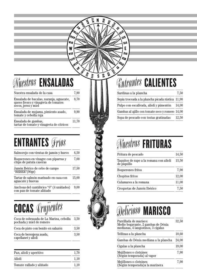 Menu At Arrocer A La Barqueta D Nia