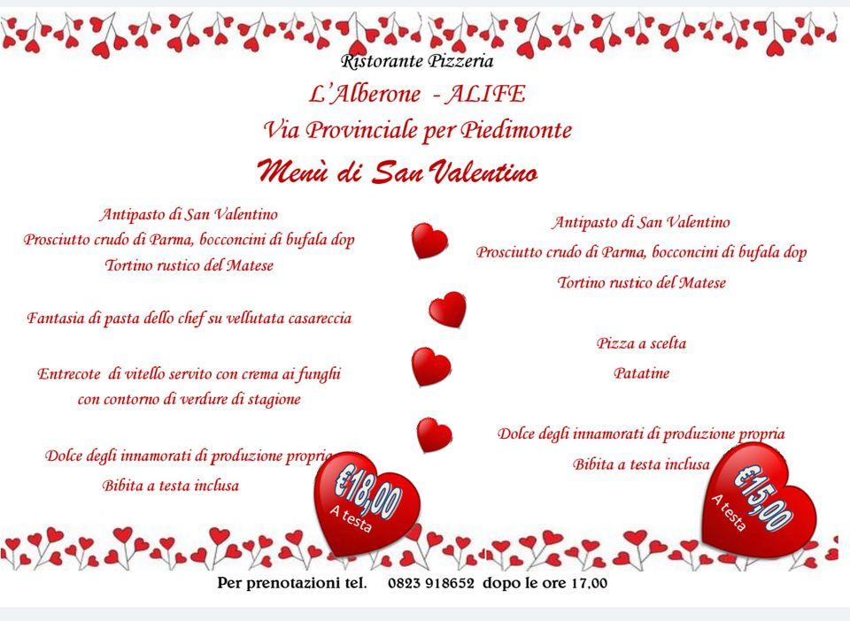 Menu di Alberone Alife Alife 