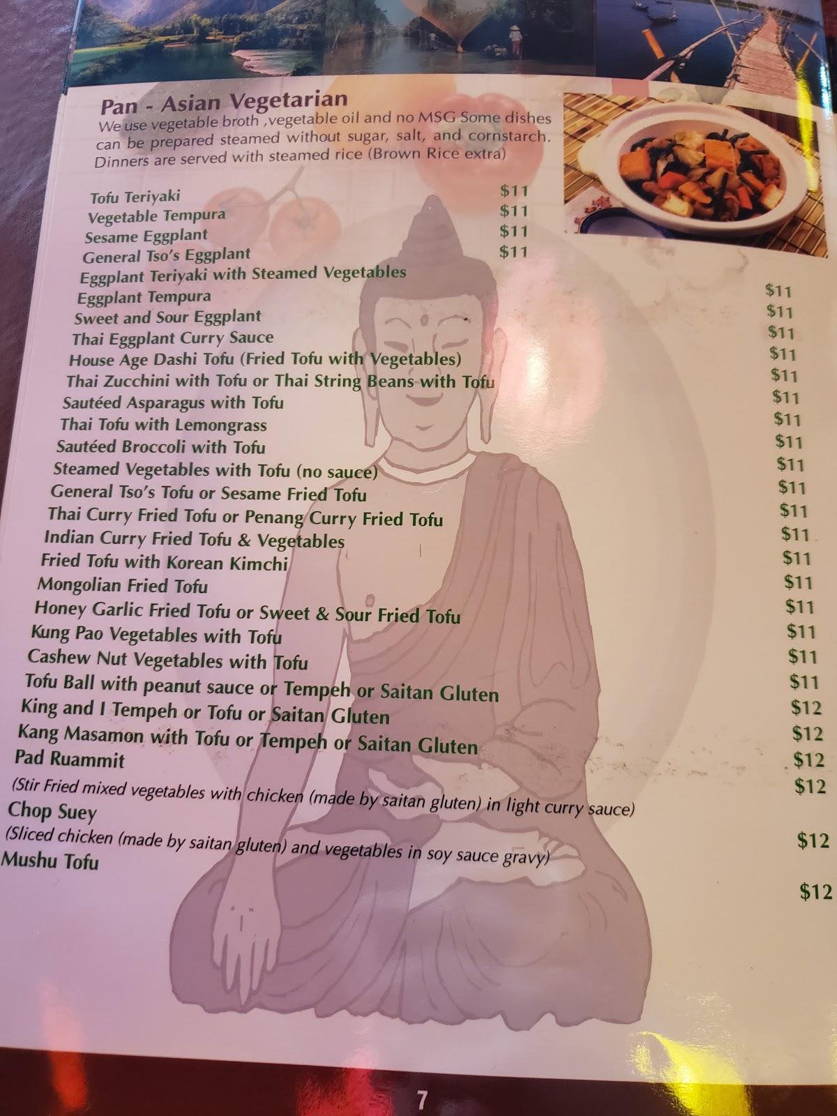 Menu at Chopstix Cafe, Gainesville