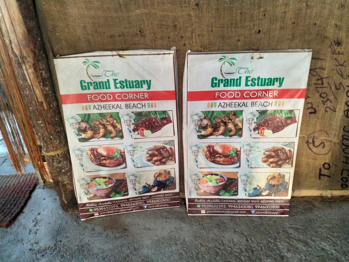 The Grand Estuary Food Corners menu
