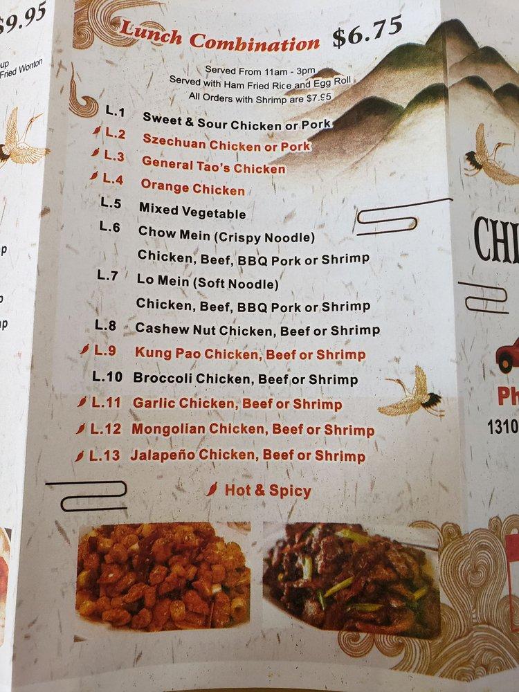 Menu at Chinese Kitchen restaurant, Layton, E 3000 N a4