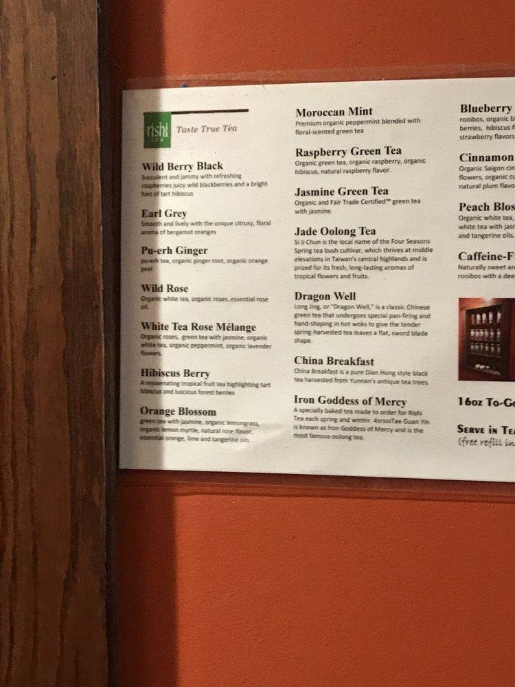 Menu at Tea Do pub & bar, Boston