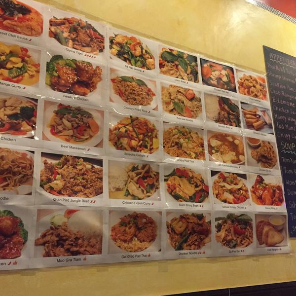Menu at Giggling Rice restaurant, Brookline