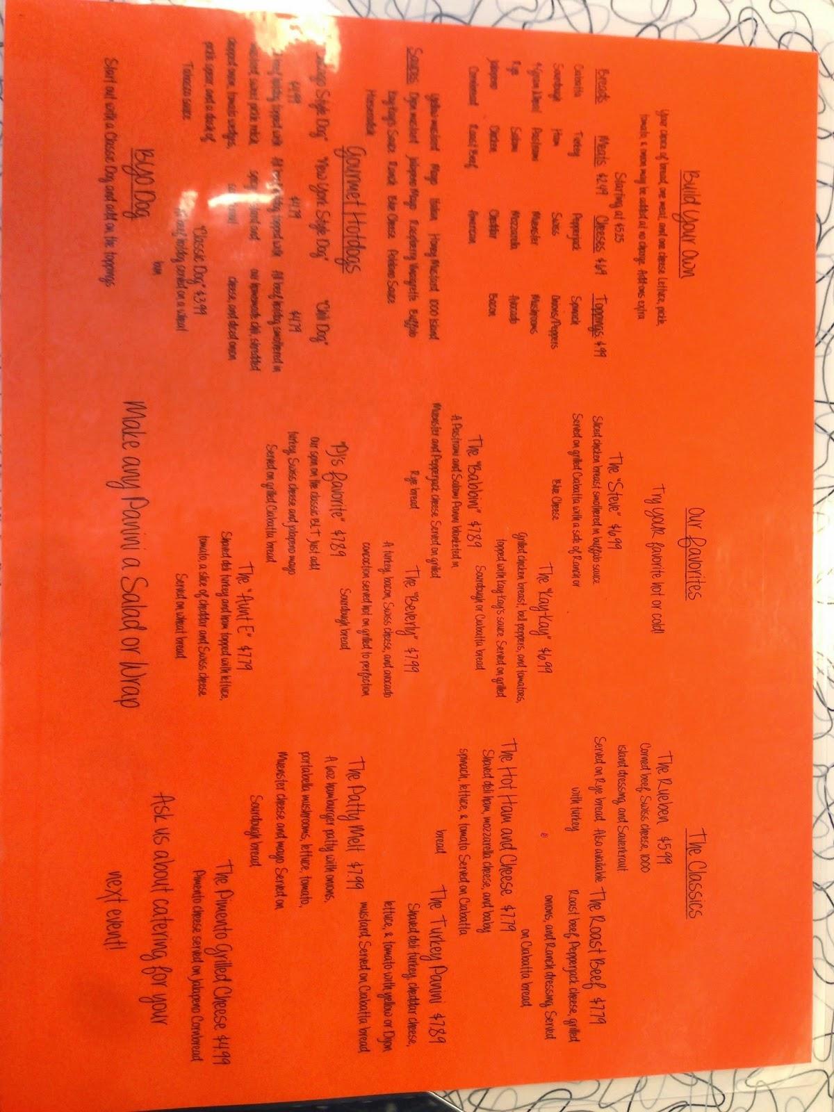 Menu at Bigs Of Batesville restaurant, Batesville