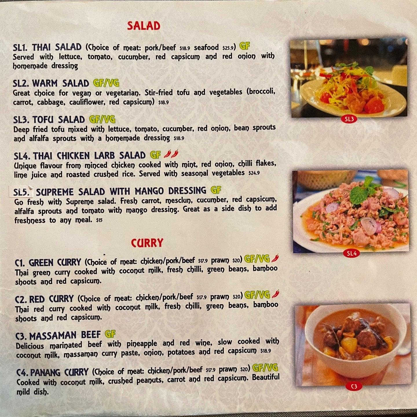 menu-at-eat-thai-restaurant-blenheim