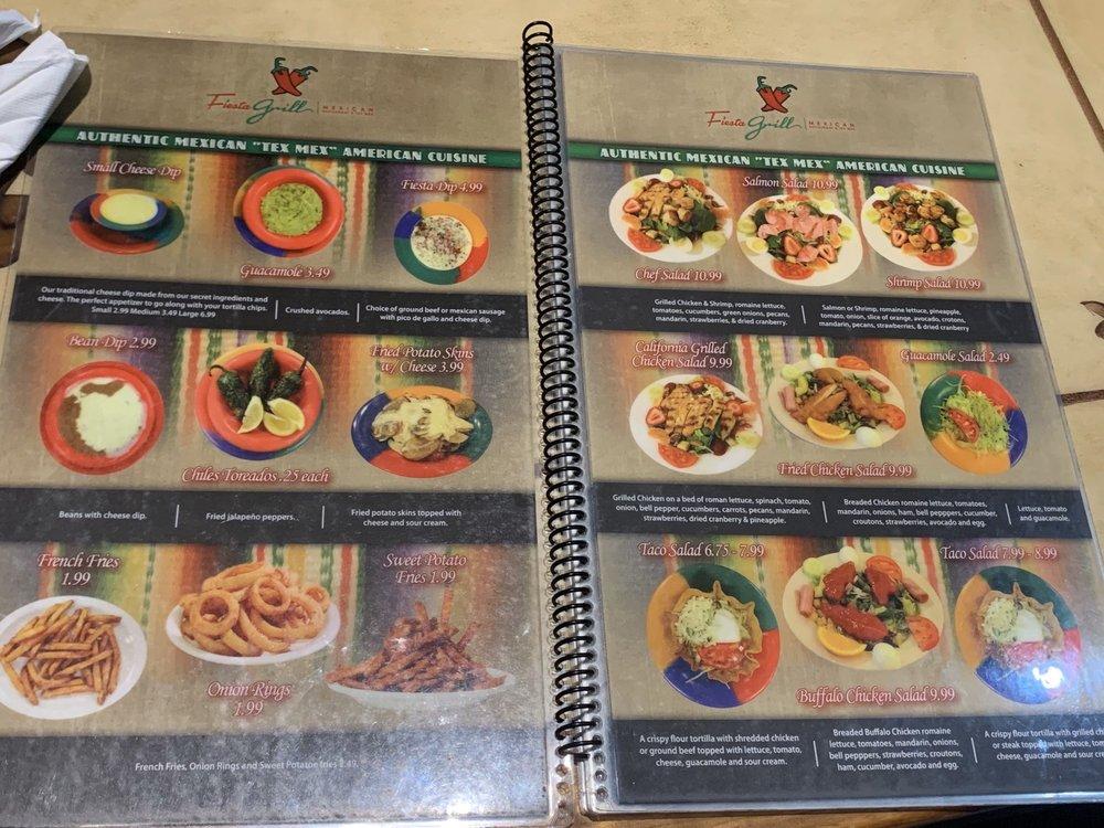 Menu at Fiesta Grill Mexican restaurant & TexMex, Ripley