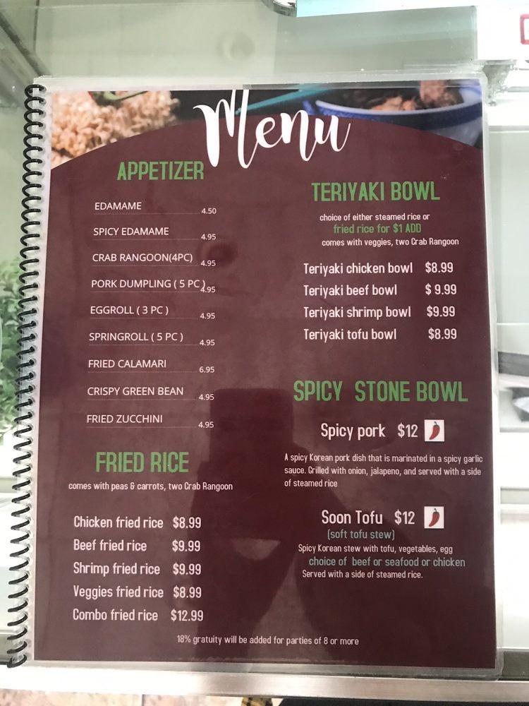 Menu at Noodle 21 (Branson, MO) restaurant, Branson