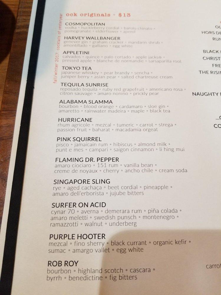 Menu at Orchard City Kitchen pub & bar, Campbell
