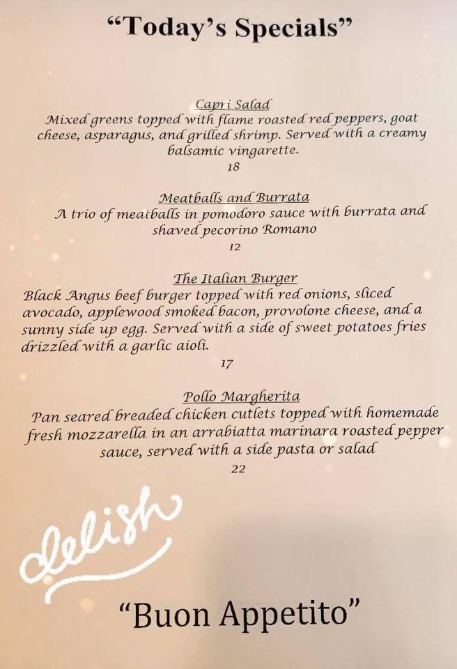 Menu at Spuntino pub & bar, Dix Hills