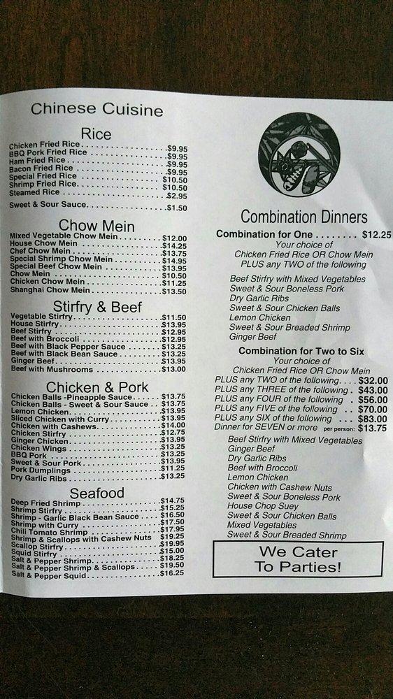 Menu at Coyote Grill & Wok restaurant, Coalhurst