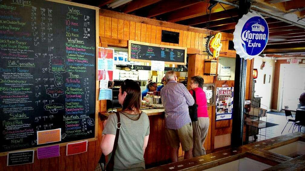 Menu at Bill's Burgers Wings & Things BBQ,