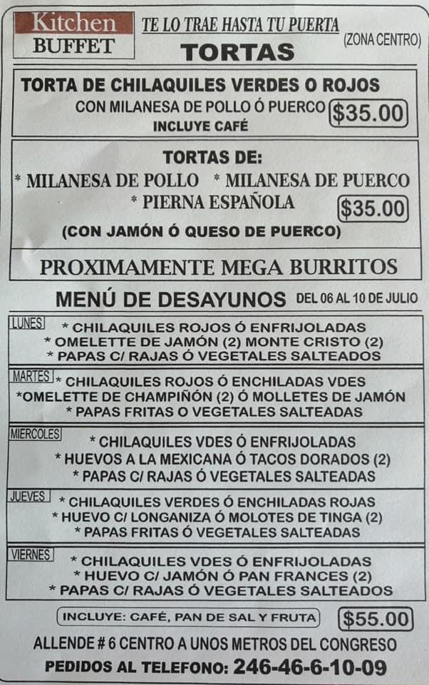 Restaurante Kitchen Buffet, Tlaxcala de Xicohtencatl - Opiniones del  restaurante