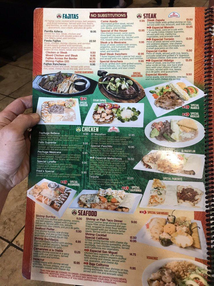Menu at El Pueblito Mexican Restaurant, Eton, 79 GA286