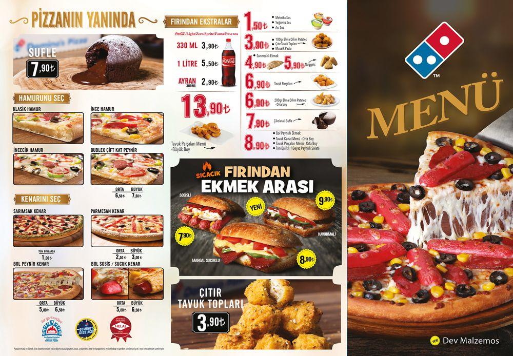 Menu At Domino S Pizza Kusadasi Ataturk Blv No 60 A