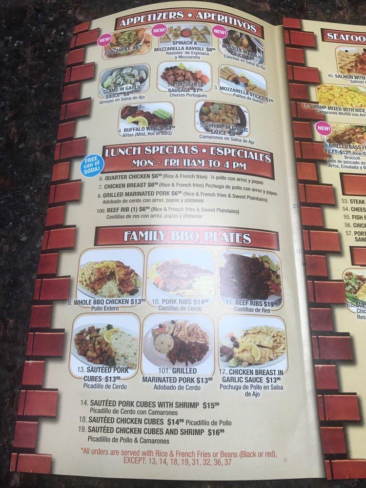 Menu at Family BBQ, North Plainfield