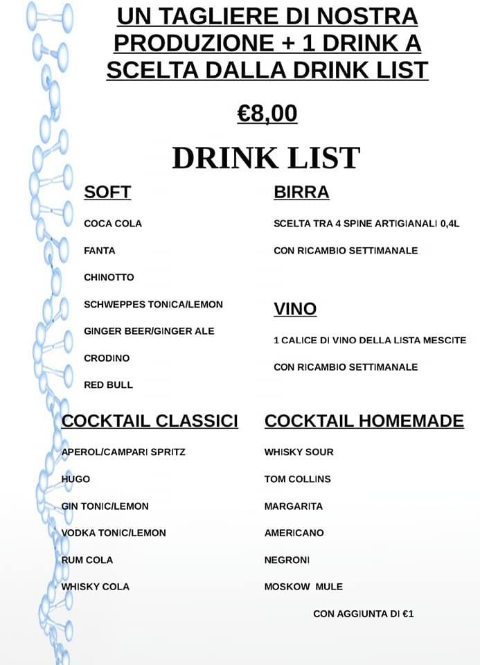 Menu de H2no
