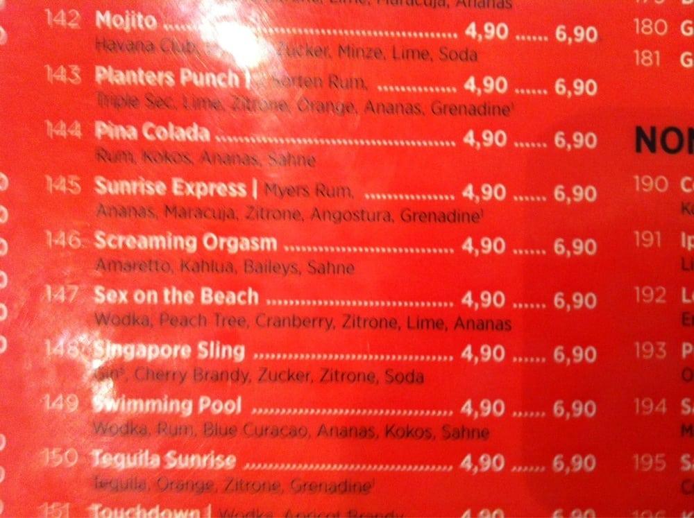 Speisekarte von Buster Pasta pizza, Düsseldorf