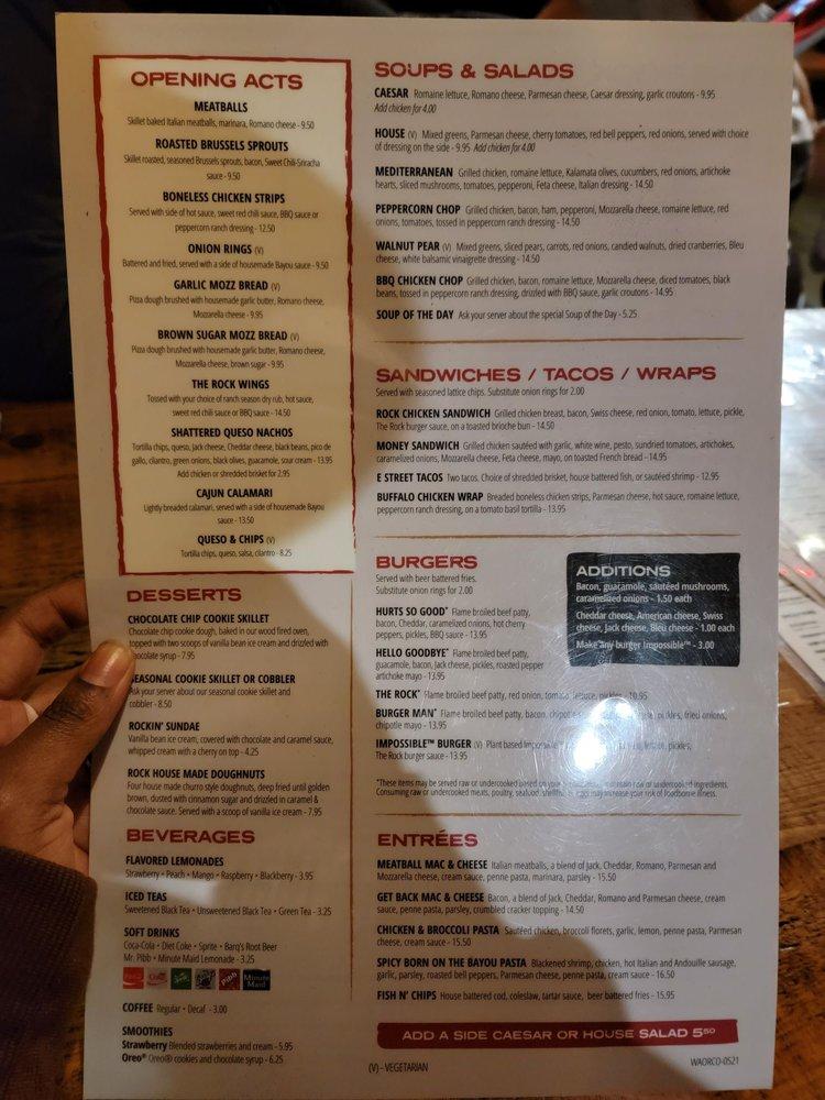 THE ROCK WOOD FIRED PIZZA, Lacey - Menu, Prices & Restaurant