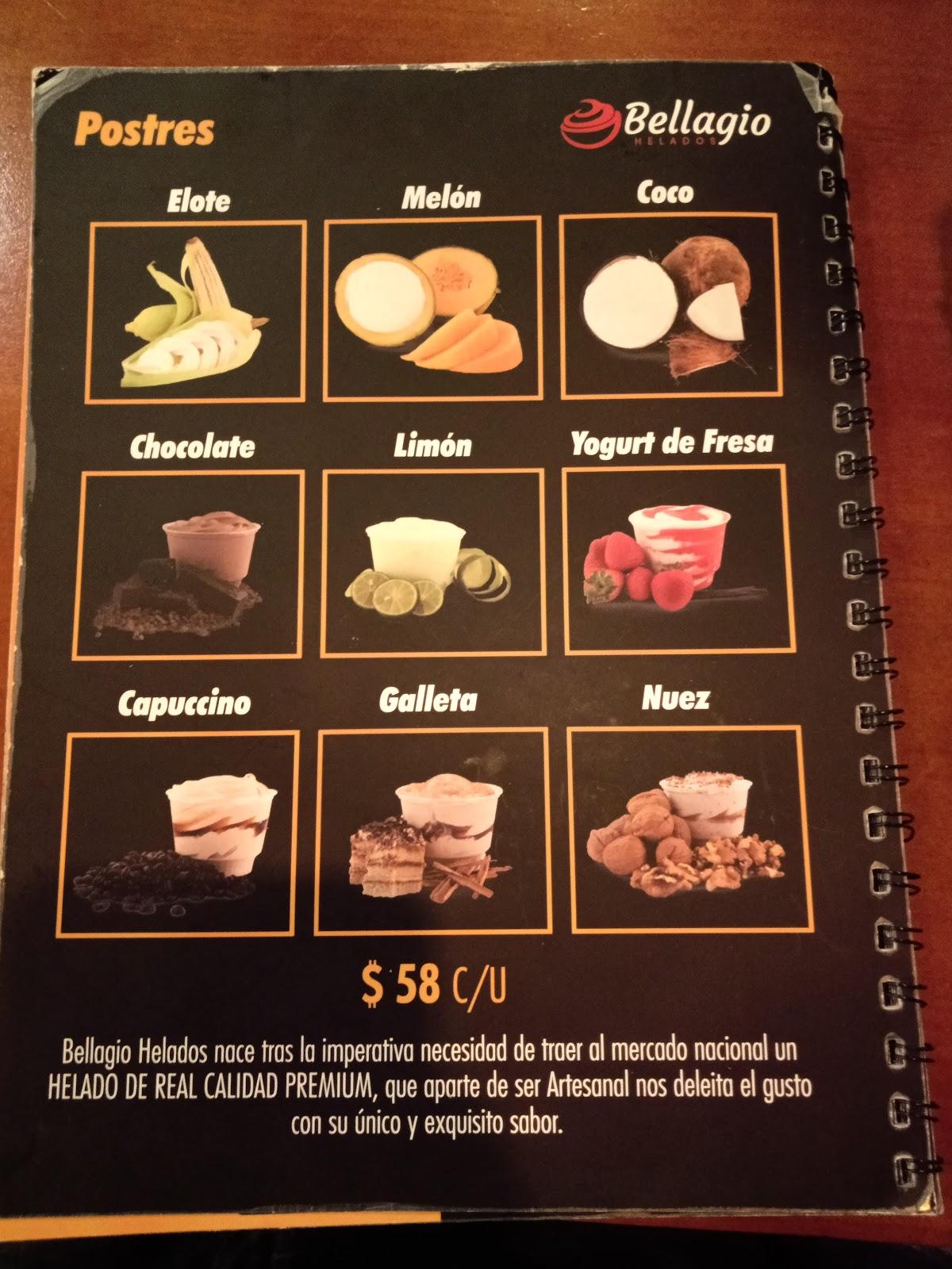 Carta de Buffalo wings sports bar, Guadalajara