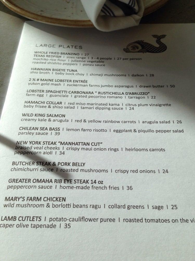 Menu at Driftwood Kitchen pub & bar, Laguna Beach