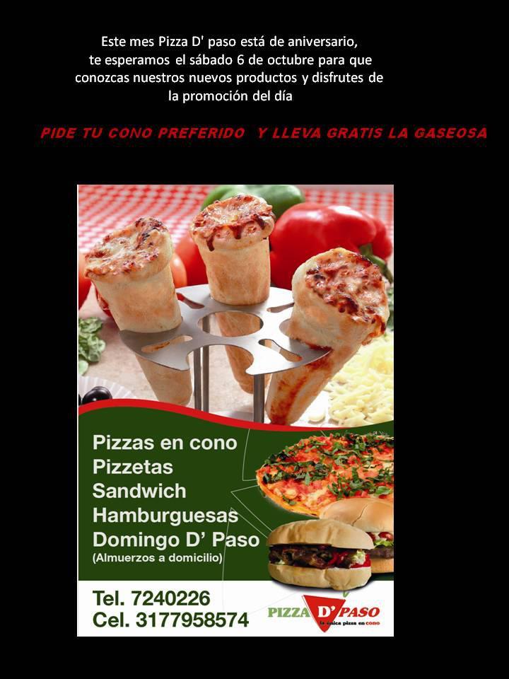 R58a Pizza D Paso Menu 