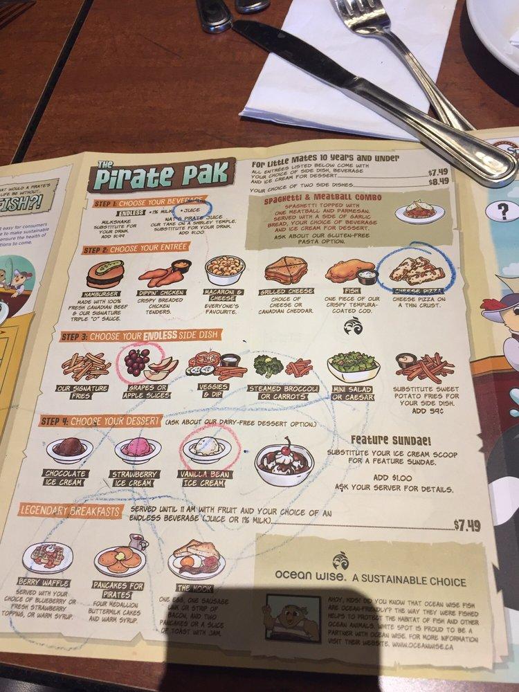 Menu at White Spot Squamish restaurant, Squamish