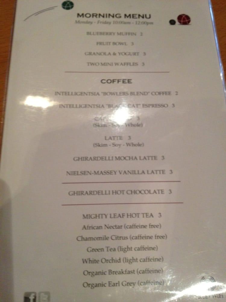 Menu at Pinstripes restaurant, Oak Brook, 7 Oakbrook Center