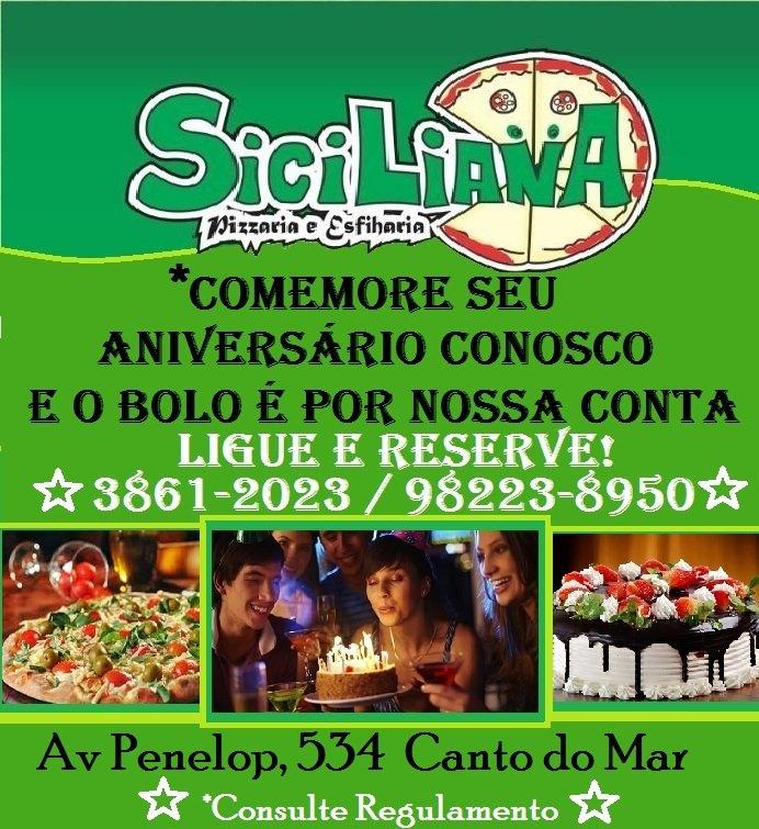 Pizzaria Siciliana Canto do Mar em São Sebastião - SP - WhatsApp