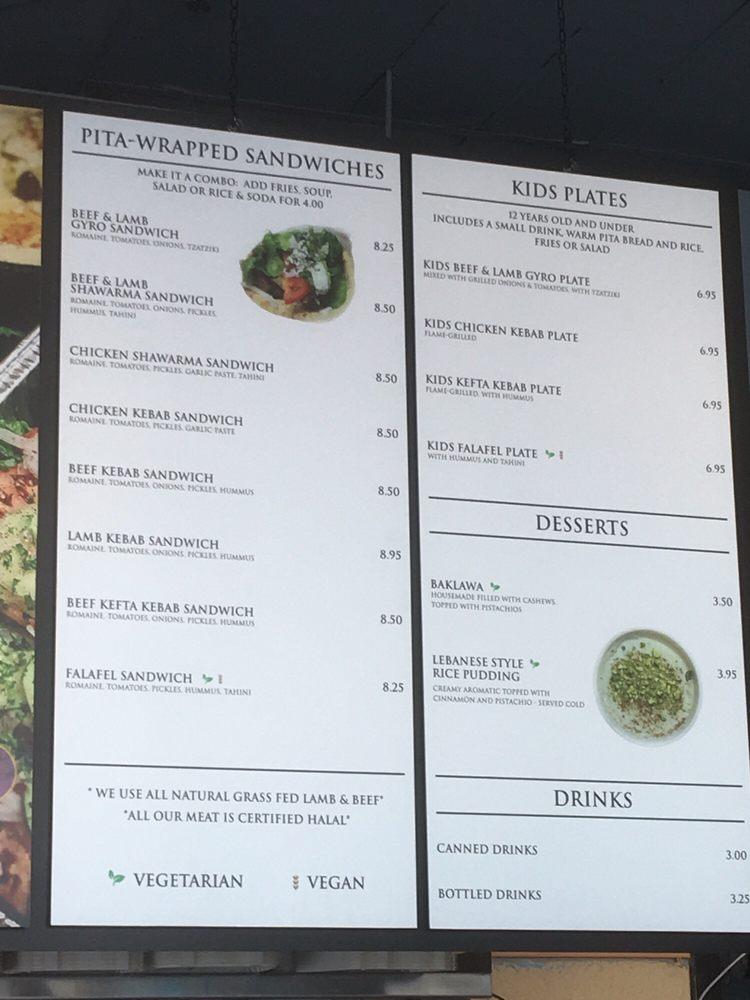Menu at Garlic Crush restaurant, Seattle