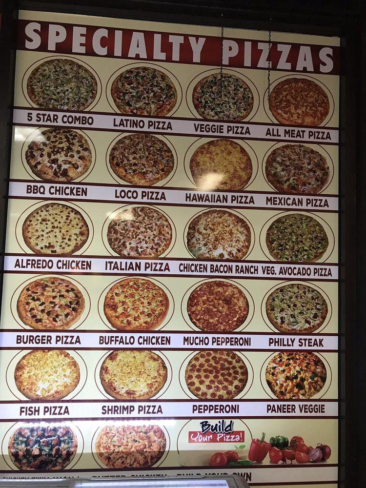 Menu at 5 Star Pizza Visalia pizzeria, Visalia