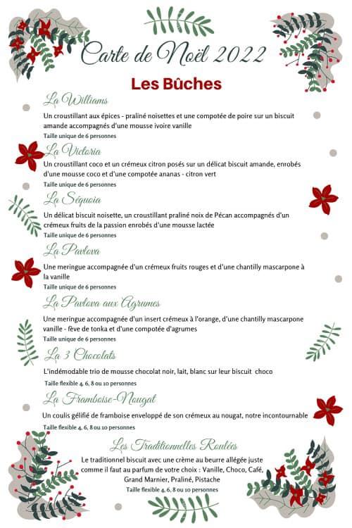 Menu de Boulangerie Pâtisserie Parise