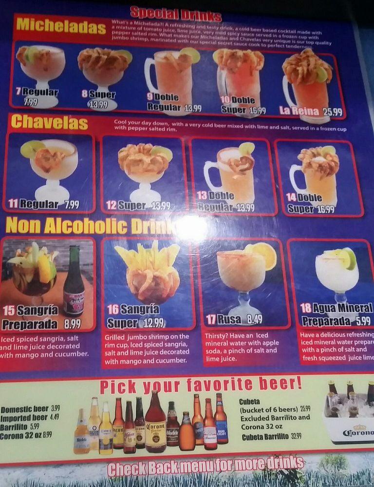 Menu at Tequila's Taqueria restaurant, Livermore, 160 S Livermore Ave